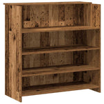 Reception Desk Old Wood 200x50x103.5 cm Engineered Wood 3324185