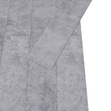 PVC Flooring Planks 5.02 m 2 mm Self-adhesive Cement Grey 146558