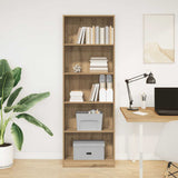Bookcase Artisian Oak 60x24x176 cm Engineered Wood 857829
