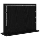 Vanity Mirror Rectangular with Mirror Black Oak 60 x 45 x 18 cm 868310