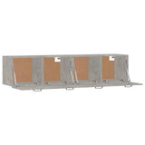 Wall Cabinets 2 pcs Concrete Grey 60x36.5x35 cm Engineered Wood 3115639