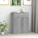 Sideboard Grey Sonoma 60x30x75 cm Engineered Wood 815376