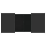 Coffee Table Black 80x55x40 cm Engineered Wood 840864