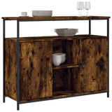 Sideboard Smoked Oak 100x35x80 cm Engineered Wood 835501