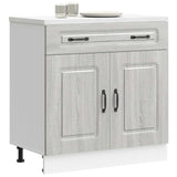 Kitchen Base Cabinet Kalmar Grey Sonoma Engineered Wood 853503