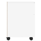 ZNTS Mobile File Cabinet with Wheels White 45x38x54 cm Engineered Wood 811520