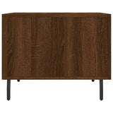 Coffee Table Brown Oak 50x50x40 cm Engineered Wood 829442