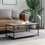 Coffee Table Grey Sonoma 90x49x40 cm Engineered Wood 835312