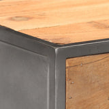 Drawer Cabinet 45x30x100 cm Solid Reclaimed Wood 286529
