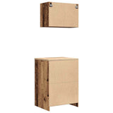 Garage Cabinets 2 pcs Old Wood Engineered Wood 3328285