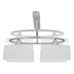 Ceiling Lamp with Ellipsoid Glass Shades for 4 E14 Bulbs 240988