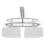 Ceiling Lamp with Ellipsoid Glass Shades for 4 E14 Bulbs 240988