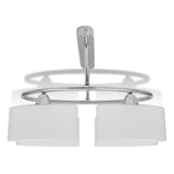 240988 Ceiling Lamp with Ellipsoid Glass Shades for 4 E14 Bulbs