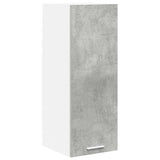 Hanging Cabinet 2 pcs Concrete Grey and White 30 x 31 x 80 cm 884249
