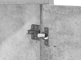 Bedside Tables 2 pcs Concrete Grey 40 x 30 x 60 cm 8011018