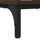 Coffee Table Brown Oak 90 x 49 x 46 cm Engineered Wood 883451