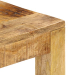 ZNTS Coffee Table 80x80x40 cm Solid Mango Wood 246701