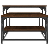 Coffee Table Brown Oak 102x60x45 cm Engineered Wood 835318