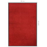 Doormat Red 80x120 cm 331582