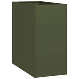 Planter Olive Green 40x80x80 cm Steel 860776