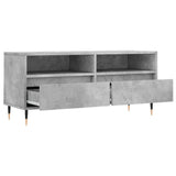 TV Cabinet Concrete Grey 100x34.5x44.5 cm Engineered Wood 831232