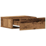 Floating Nightstands 2 pcs Old Wood 40x32x15 cm Engineered Wood 861120