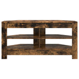 Corner TV Cabinet 102 x 40.5 x 45 cm Smoked Oak Engineered Wood 889780