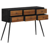 Console Table with Drawers 116x30x76 cm Solid Reclaimed Teak 358525