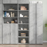Highboard Concrete Grey 50x41x185 cm Engineered Wood 3281683