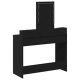 Dressing Table Black 100 x 41 x 140 cm Engineered Wood 865173
