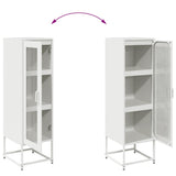 Highboard White 36x39x123 cm Cold-rolled Steel 853397
