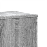 Plant Stands 2 pcs Grey Sonoma 33x33x100 cm Engineered Wood 3307887