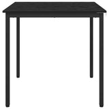 Dining Tables 80 x 80 x 75 cm Engineered Wood Black Oak Square 892626