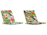 High Back Chair Cushion GEMERT 2 pcs 100% Polyester Multicolour 946089
