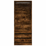 Wardrobe Smoked Oak 80x50x200 cm Engineered Wood 3307751