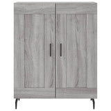 Highboard Grey Sonoma 69.5x34x180 cm Engineered Wood 3195809
