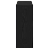 Sideboard Black Oak 91x29.5x75 cm Engineered Wood 862003