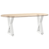 Coffee Table Legs 2 pcs White 38x cm Steel 4012701