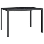 ZNTS 5 Piece Garden Dining Set Anthracite Steel 3188002
