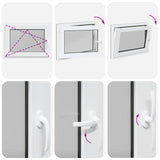 Basement Window "RISOR" 80x70 cm Tilt&Turn DIN Left Anthracite 4108442