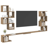 Wall-Mounted TV Shelf Artisan Oak 160 x 15 x 94 cm 8012315