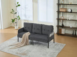 GOMYWAY Oversized Loveseat, Modern & Plush Double-seater Sofa, Corduroy Upholstered Couch, Cozy W2678P422322