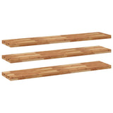 Floating Shelves 3 pcs 120x30x4 cm Oil Finished Solid Wood Acacia 3279621