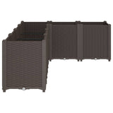 Garden Planter Brown 160x120x53 cm PP 367865
