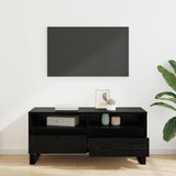 TV Cabinet with Drawer Black Oak 100 x 34.5 x 44.5 cm 881788