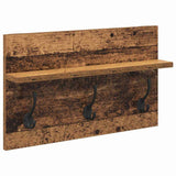 Hallway Furniture Set with Shelf 4 pcs Old Wood Engineered Wood 871527
