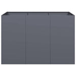 ZNTS Planter Anthracite 120x80x80 cm Steel 860789