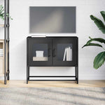 ZNTS TV Cabinet Black 68x39x60.5 cm Cold-rolled Steel 853332