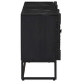 TV Cabinet with Drawer with Shelf Black 105 x 30 x 54 cm 42020085