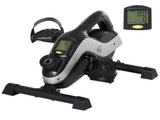 Portable Pedal Exerciser, Mini Exercise Bike with 8 Levels Magnetic Resistance and LCD Display, T3398P349158